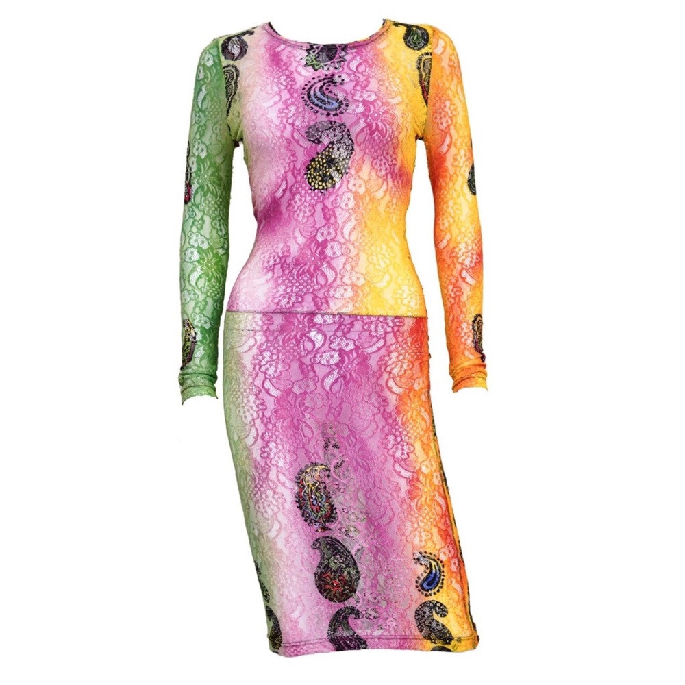 Versace Tie Dye Dress